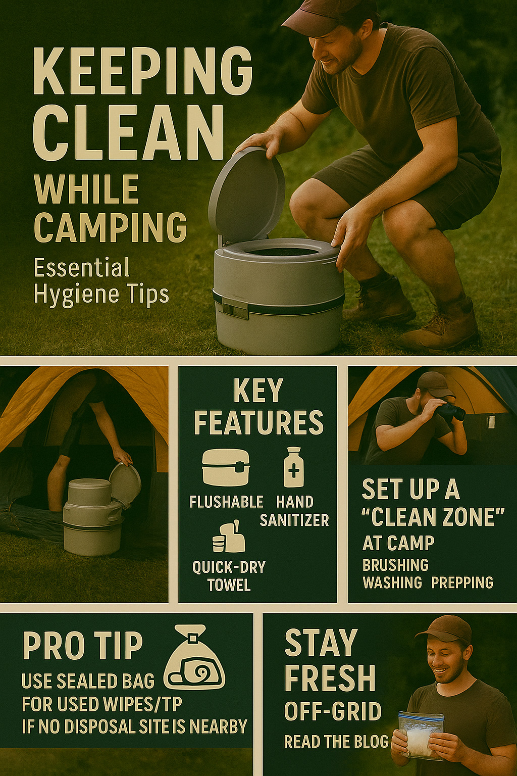 Keeping Clean While Camping: Essential Hygiene Tips