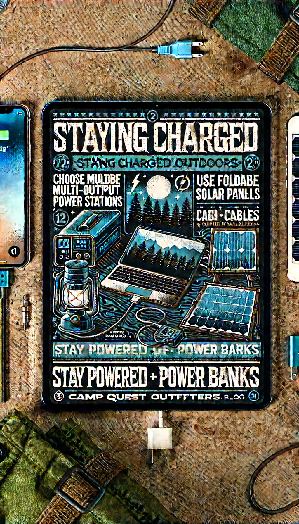 Staying Charged: Portable Power for Campers