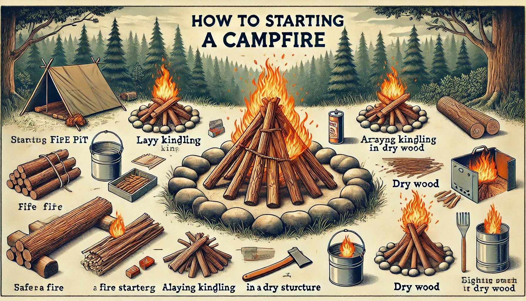 How to Start a Campfire: A Step-by-Step Guide