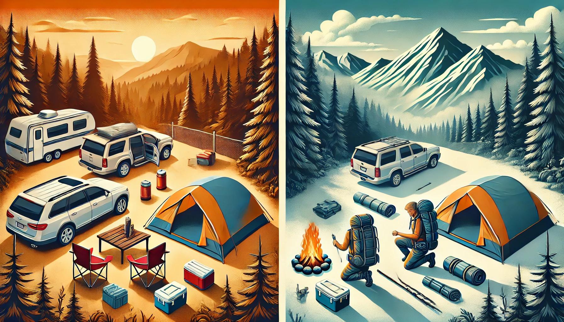 Car Camping vs. Backpacking: Pros and Cons