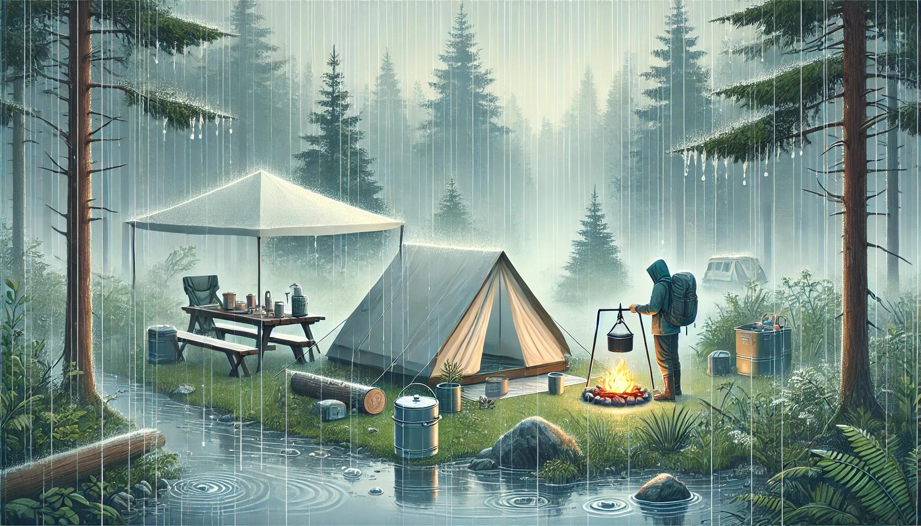 Camping in the Rain: Tips for Staying Dry and Comfortable
