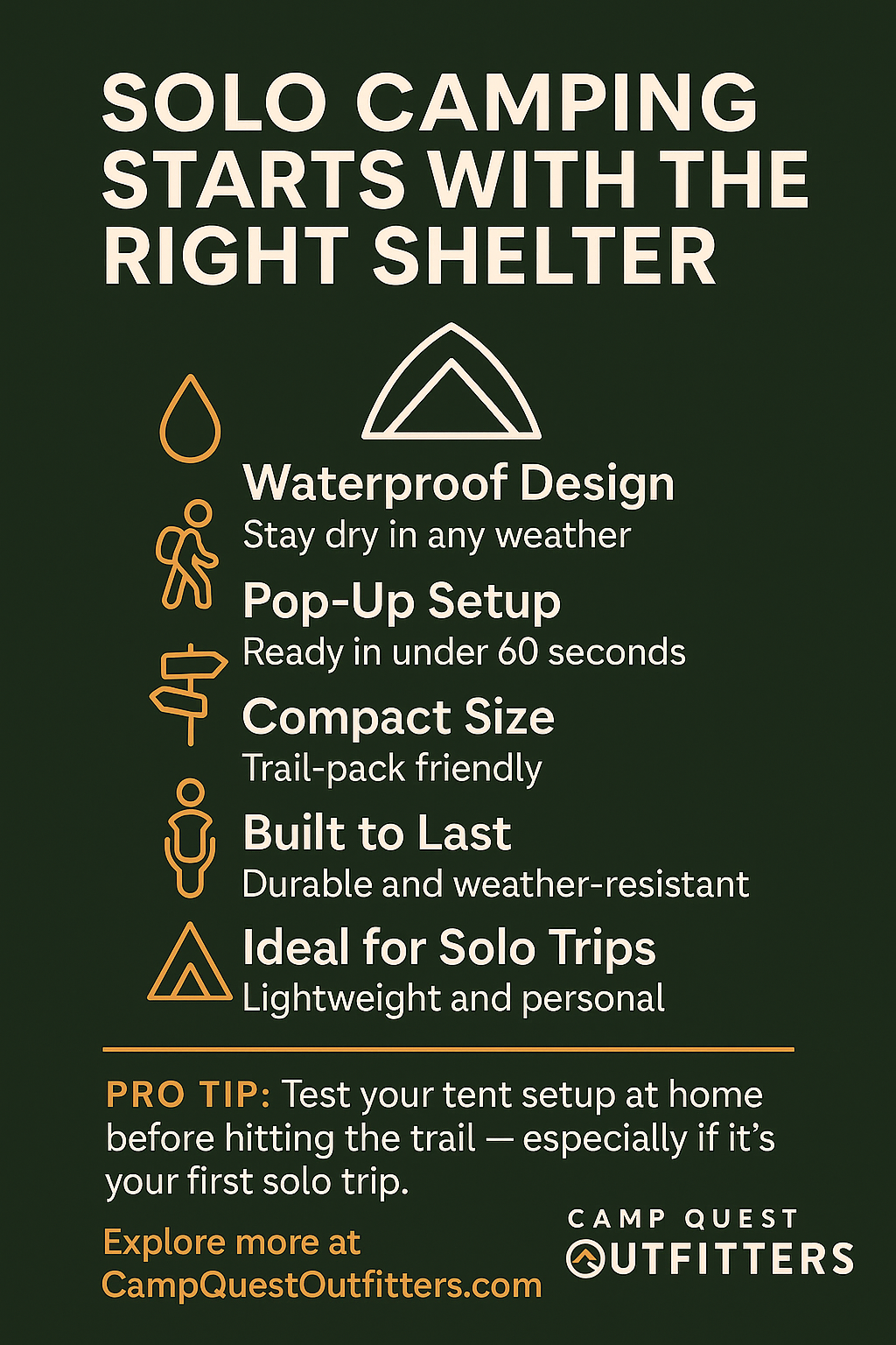 The Solo Camper’s Shelter Guide: Choosing the Right Tent for Trail Comfort