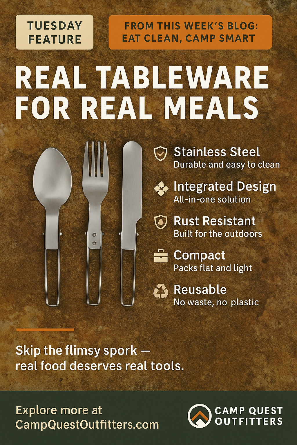 Eat Clean, Camp Smart: Why Real Tableware Belongs Outdoors