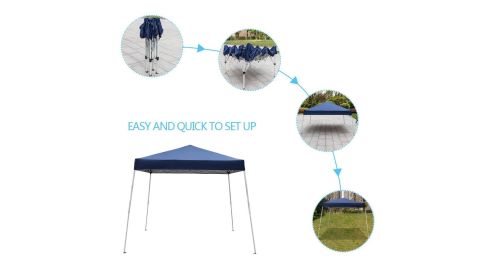 2.4 x 2.4m Portable Home Use Waterproof Folding Tent Outdoor
