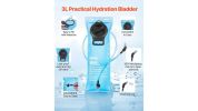 Hydration Pack Backpack 3L TPU Water Bladder Cycling Hiking Running Camping