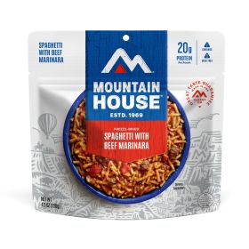 Spaghetti with Beef Marinara (6 Pouches per Case)