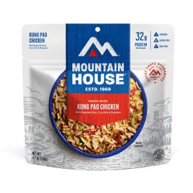 Mountain House Kung Pao Chicken – 6-Pack Freeze-Dried Meal Pouches