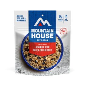 Granola with Milk & Blueberries (6 Pouches per Case)