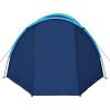 Waterproof Camping Tent 4 Persons Navy Blue/Light Blue