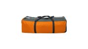 9-Person Family Camping Tent Gray and Orange