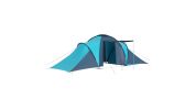6-Person Family Tent  Blue and Light Blue
