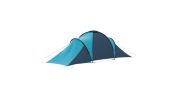 6-Person Family Tent  Blue and Light Blue