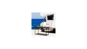Aluminum Camping Table for 4-6 People with Carry Bag-Black