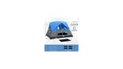 Outdoor Camping Tent with Removable Floor Mat - Blue