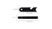 Multifunctional Lighting Stick Compass Survival Whistle; Waterproof And