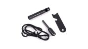 Multifunctional Lighting Stick Compass Survival Whistle; Waterproof And