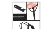 Multifunctional Lighting Stick Compass Survival Whistle; Waterproof And
