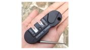 1pc Portable Tungsten Ceramic Carbide Knife Sharpener Pocket Tool