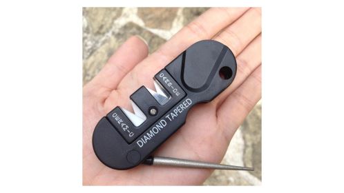 1pc Portable Tungsten Ceramic Carbide Knife Sharpener Pocket Tool