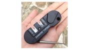 1pc Portable Tungsten Ceramic Carbide Knife Sharpener Pocket Tool