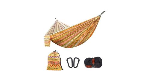 1 pc Bohemian Camping Hammock for Outside Portable Lightweight Parachute