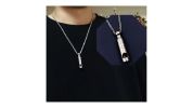Emergency Survival Whistle Portable Stainless Steel Pendant Necklace