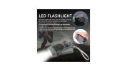 Hand Press Dynamo Crank Flashlight for Camping and Emergency Use