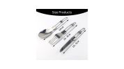 1pcs Camping Fork Spoon Stainless Steel Foldable Utensil Set