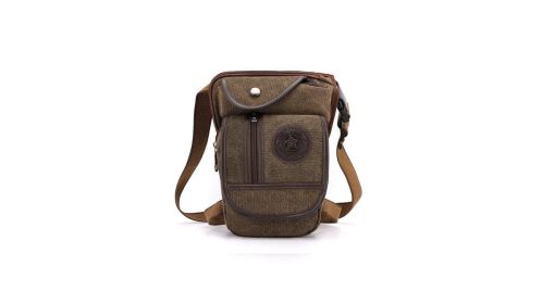 Canvas Drop Leg Bag Outdoor Waist Pack For Men Women Tactical Military