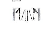 Carbon Fiber Trekking Poles – Foldable & Lightweight with Travel Bag