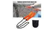 Portable Survival Chain Saw; Pocket Camping Hiking Tool; Outdoor Hand Wire Saw