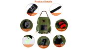 Solar Heating Camping Shower Bag with Removable Hose and Shower Head