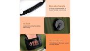 Solar Heating Camping Shower Bag with Removable Hose and Shower Head