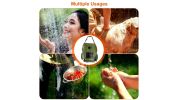 Solar Heating Camping Shower Bag with Removable Hose and Shower Head