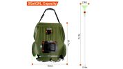 Solar Heating Camping Shower Bag with Removable Hose and Shower Head