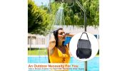 Solar Heating Camping Shower Bag with Removable Hose and Shower Head