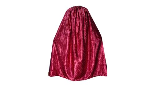 Red Satin Portable Changing Cloak Cover-Ups Instant Shelter Beach Cover Cloth