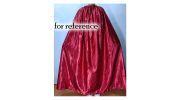 Red Satin Portable Changing Cloak Cover-Ups Instant Shelter Beach Cover Cloth