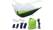 Double Camping Hammock with Mosquito Net Nylon Fabric Hammock