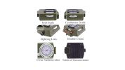 Military-Style Lensatic Compass with Camouflage Cover