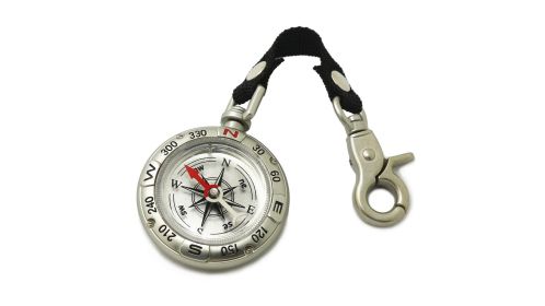 Mini Waterproof Shockproof Compass With Keychain Emergency Survival Equipment