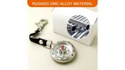 Mini Waterproof Shockproof Compass With Keychain Emergency Survival Equipment