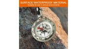 Mini Waterproof Shockproof Compass With Keychain Emergency Survival Equipment