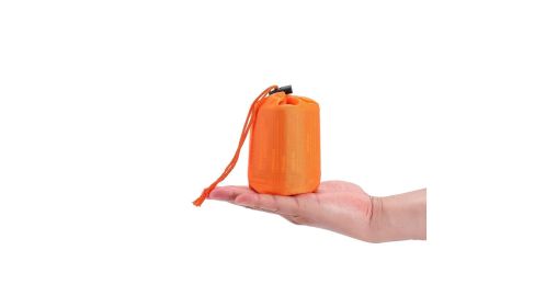 Outdoor Life Emergency Sleeping Bag; Warm Waterproof Mylar First Aid Camping
