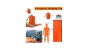 Outdoor Life Emergency Sleeping Bag; Warm Waterproof Mylar First Aid Camping