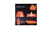 Outdoor Life Emergency Sleeping Bag; Warm Waterproof Mylar First Aid Camping