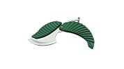 Multifunction Stainless Steel Leaf Shape Folding Pocket Knife Fruit Camping