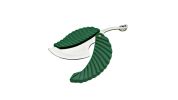 Multifunction Stainless Steel Leaf Shape Folding Pocket Knife Fruit Camping