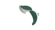 Multifunction Stainless Steel Leaf Shape Folding Pocket Knife Fruit Camping