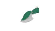 Multifunction Stainless Steel Leaf Shape Folding Pocket Knife Fruit Camping